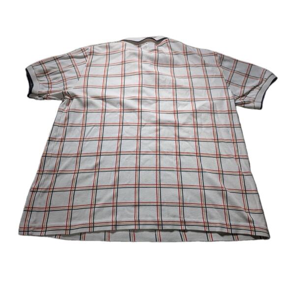 VTG Jason Maxwell 80s Women's Polo Shirt Multi Color Pastel Preppy Tennis M - Picture 4 of 4